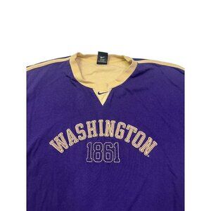 Vtg Nike Washington Huskies Embroidered T Shirt Mens XXL Center Swoosh 90s